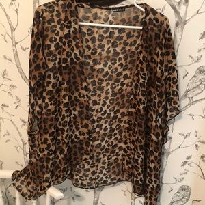 Wet seal flowy cardigan